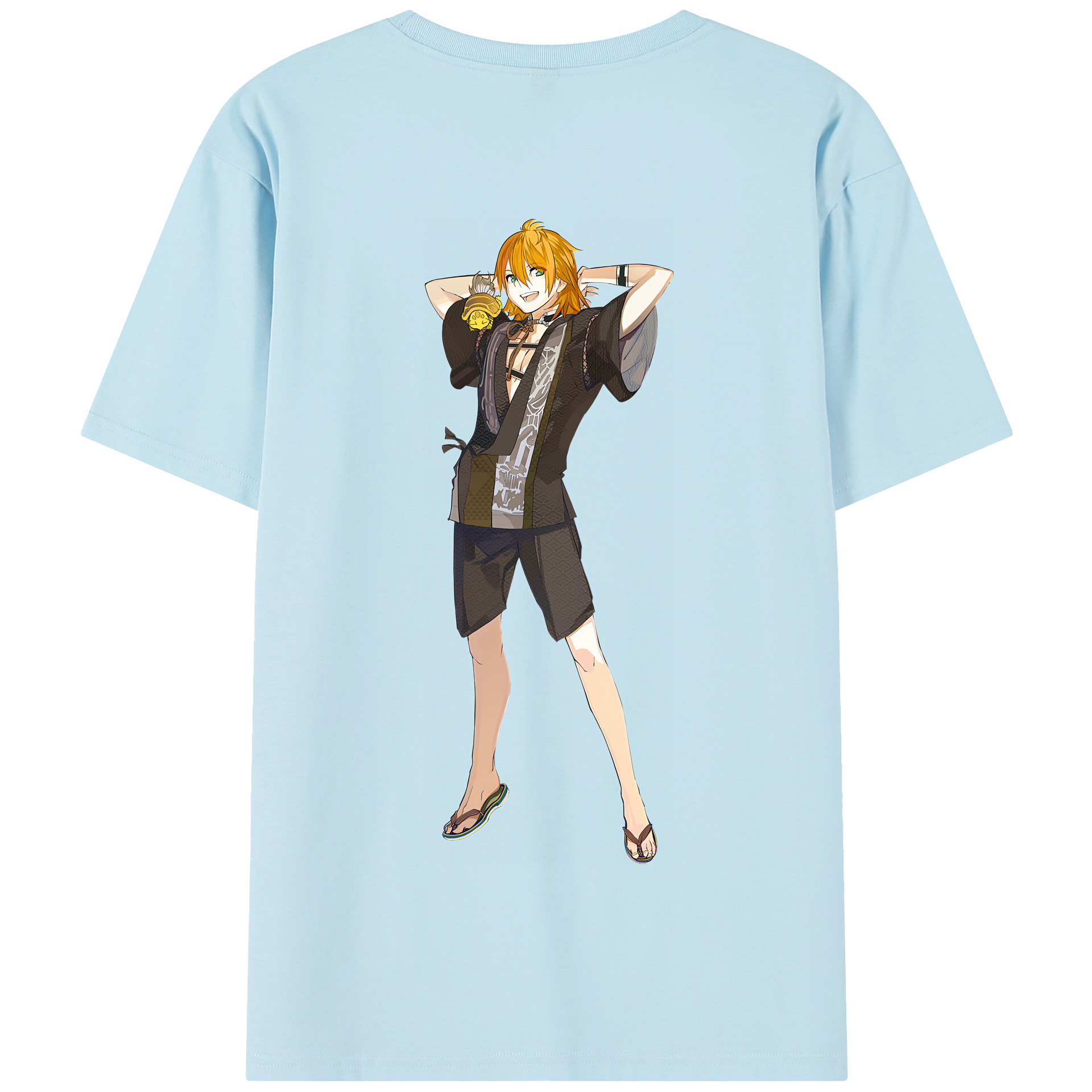 （画像用） 刀剣乱舞 Touken Ranbu 綿100％半袖Tシャツ（背面プリント）